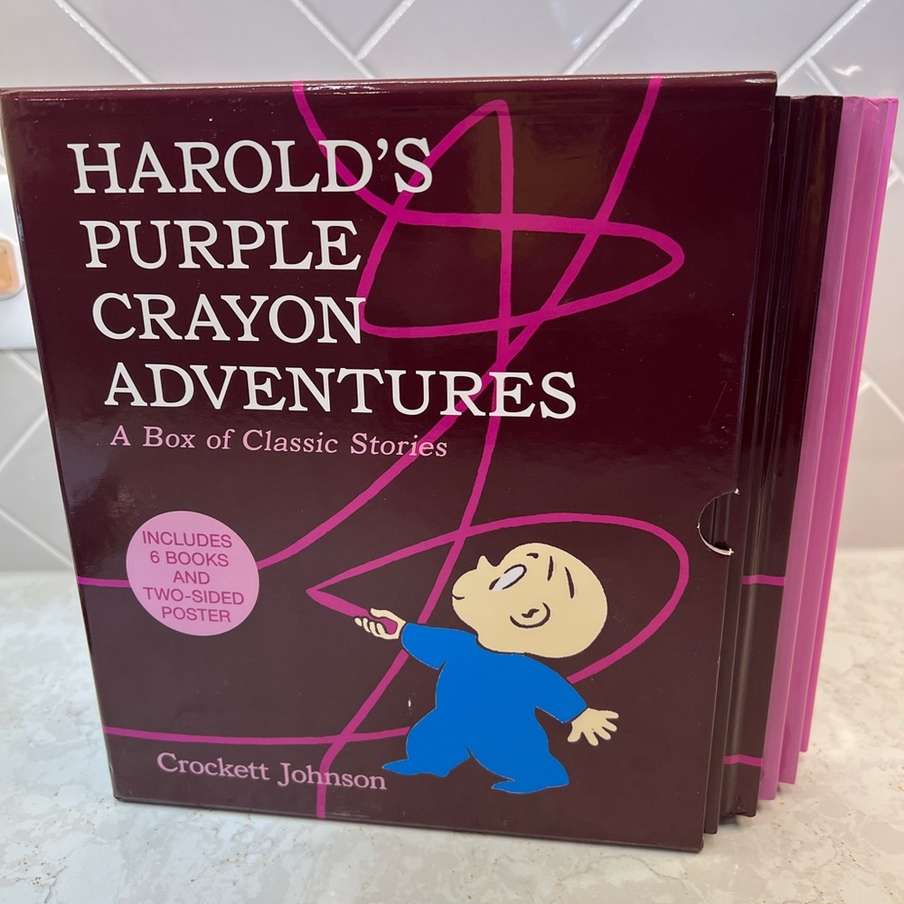 Harold's Purple Crayon Adventures: 6 Picture Book Box Set Children’s Books